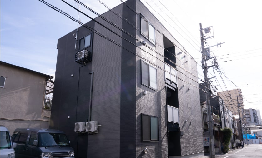 東京都・町屋 鉄骨造3階建てアパート